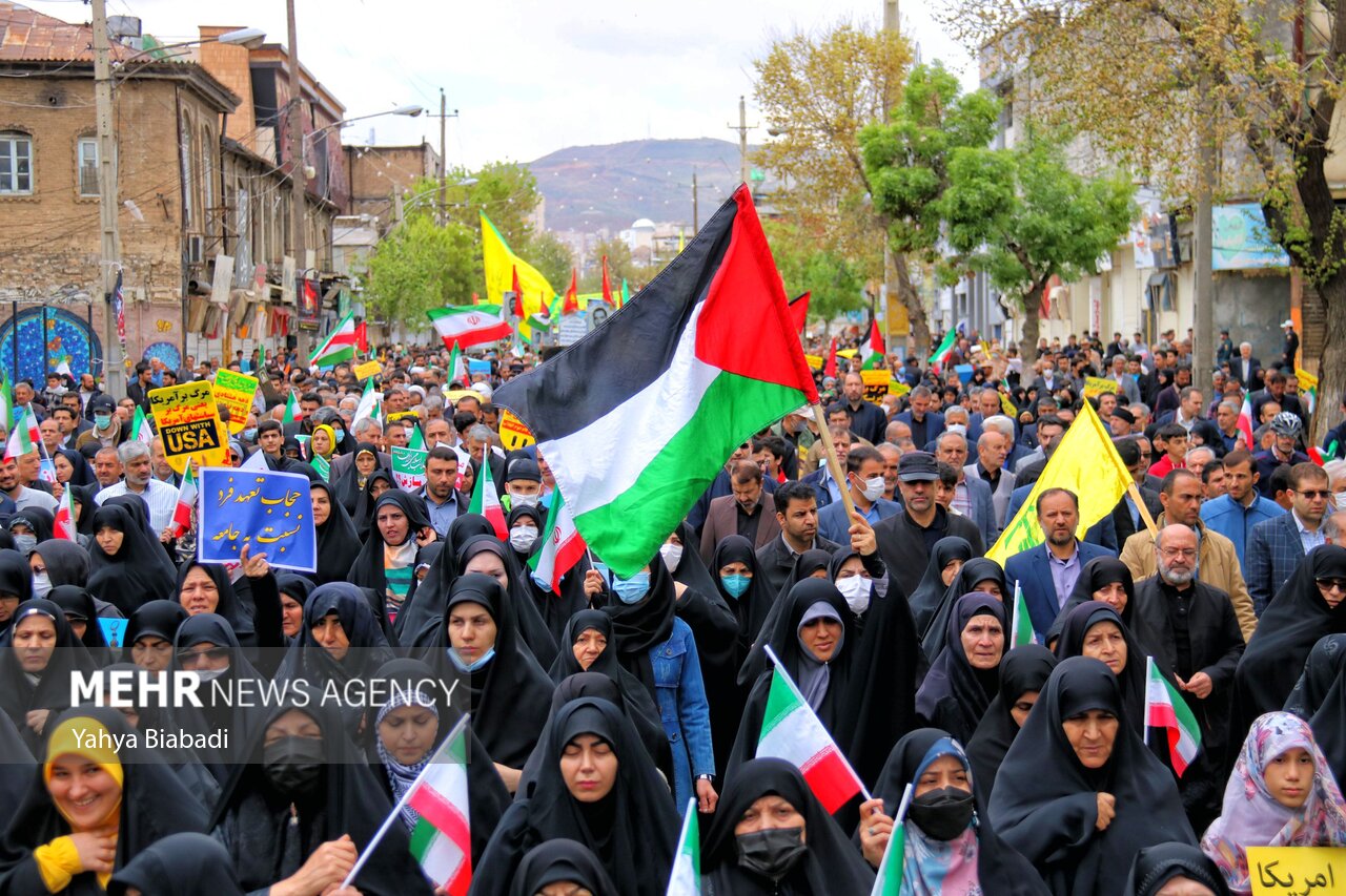 راهپیمایی روز قدس پیام رسای مسلمانان در حمایت از مردم فلسطین