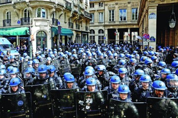 protests in France