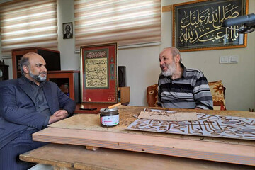 درددل‌های یک هنرمند خادم قرآن در دیدار با مدیر صندوق اعتباری هنر