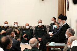 Leader meeting with Iran's Armed Forces commanders