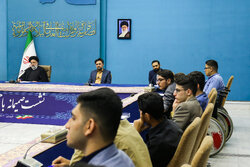 President Raeisi's meeting with a group of teenagers