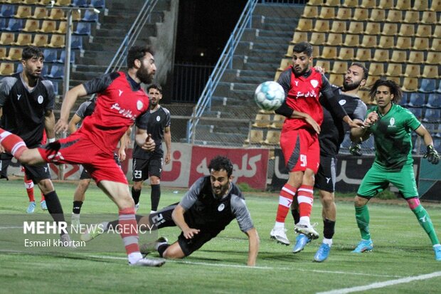 لیگ دسته اول ایران آرمان گهر سیرجان یک شهرداری همدان صفر