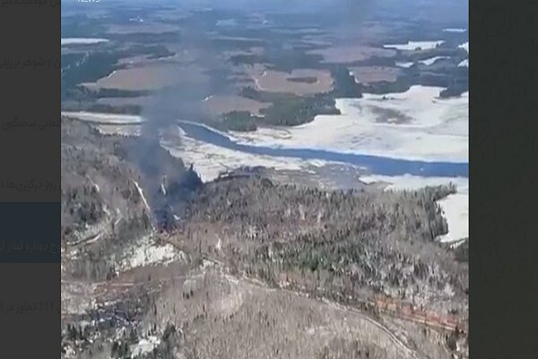 VIDEO: Train carrying hazardous materials derails in US