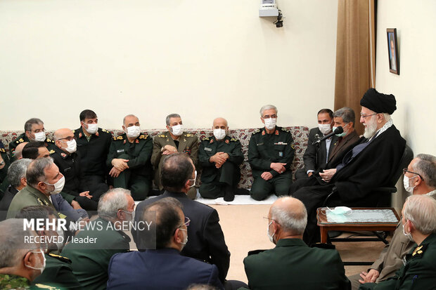Leader's meeting with Iran's Armed Forces commanders