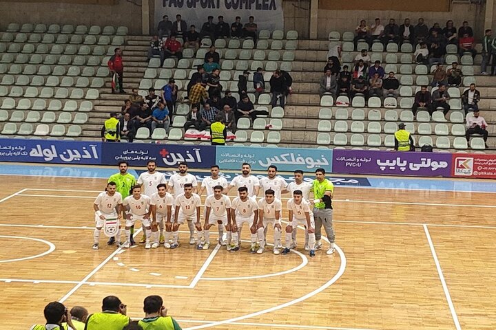 شکست تیم ملی فوتسال ایران برابر ازبکستان در نیمه نخست