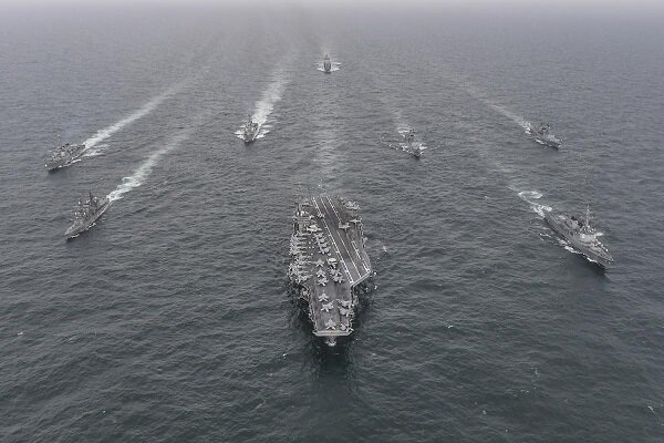 رزمایش مشترک دریایی آمریکا، کره جنوبی و ژاپن آغاز شد