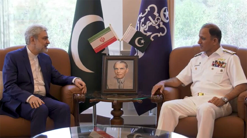 سربراہ پاک بحریہ امجدخان نیازی سے ایرانی سفیر کی ملاقات