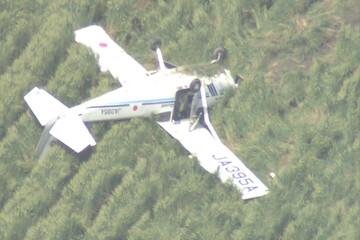 2 injured as coast guard plane crashes in SW Japan