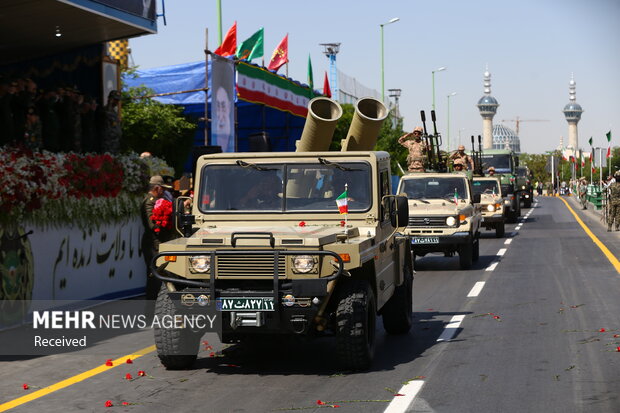 Army Day parade in Isfahan