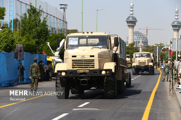 Army Day parade in Isfahan