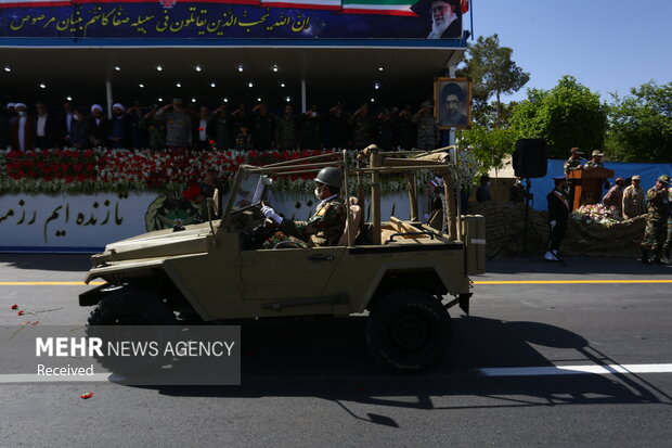 Army Day parade in Isfahan