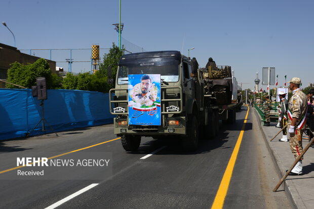 Army Day parade in Isfahan