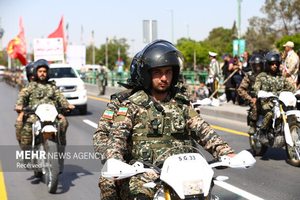 Army Day parade in Isfahan