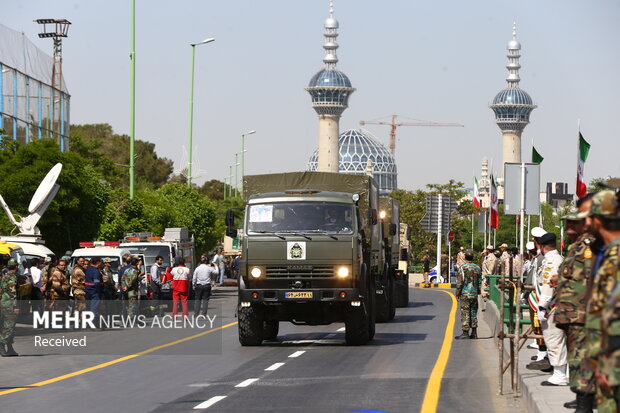 Army Day parade in Isfahan