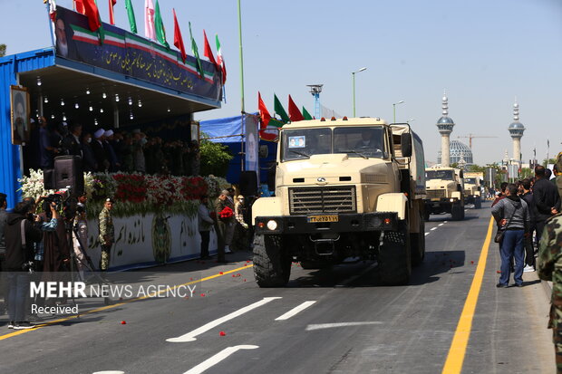 Army Day parade in Isfahan