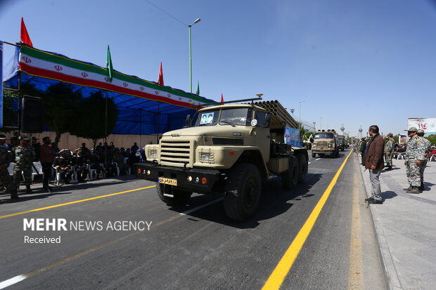 Army Day parade in Isfahan