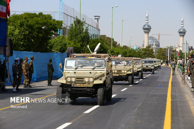 Army Day parade in Isfahan