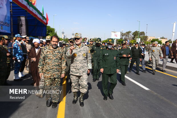 Army Day parade in Isfahan