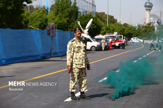 Army Day parade in Isfahan