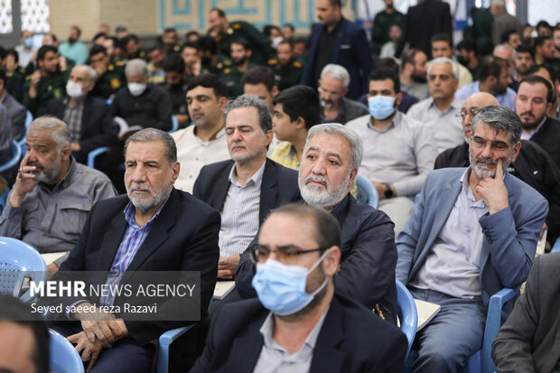 سردار محمد اسماعیل کوثری در مراسم دومین سالگرد شهادت سردار سید محمد حجازی حضور دارد