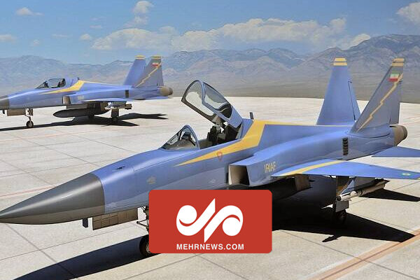 پرواز جنگنده‌ صاعقه و جنگنده تمام ایرانی کوثر در رژه نیروی هوایی
