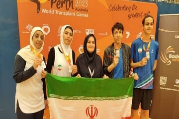 Iran bags five more medals in World Transplant Games