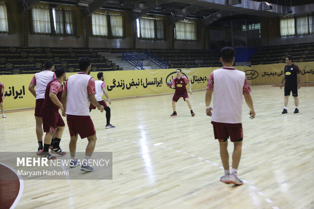 Iran National Handball Team Training session