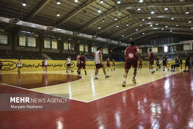 Iran National Handball Team Training session