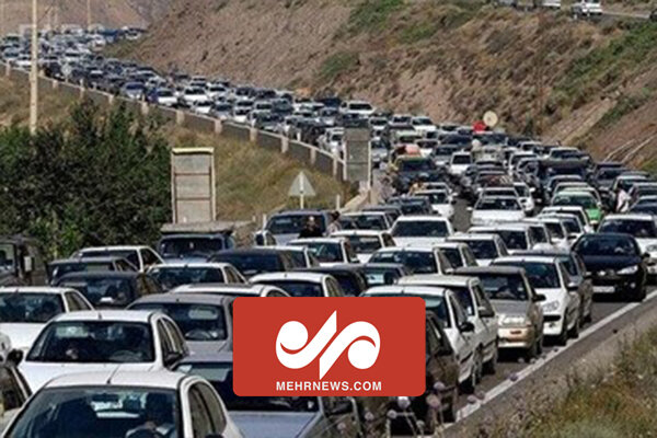ترافیک سنگین در محورهای شمالی کشور