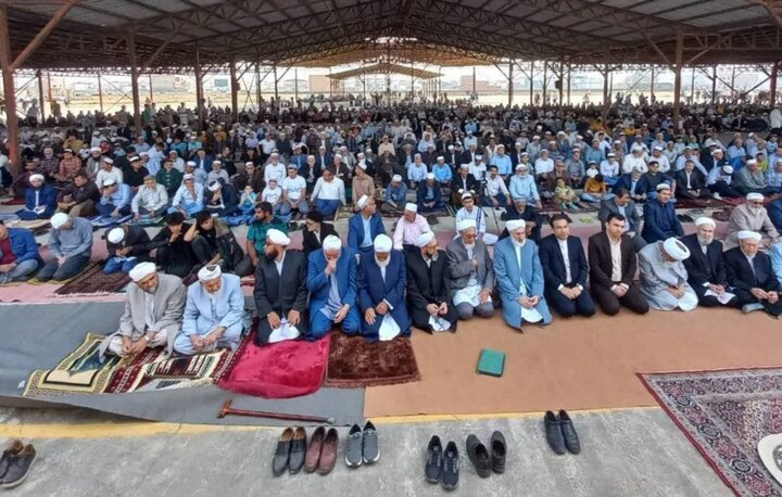 نماز عید فطر در مناطق اهل سنت گلستان اقامه شد