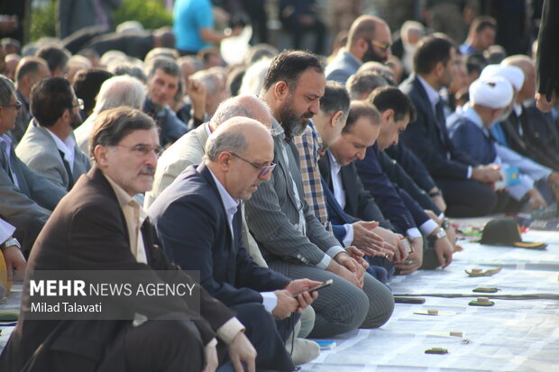 برگزاری نماز سعید فطر در رشت