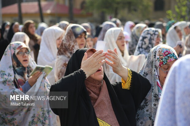برگزاری نماز سعید فطر در رشت
