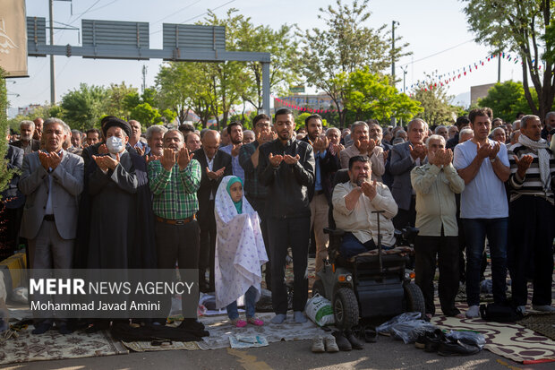 نماز عید فطر در قزوین