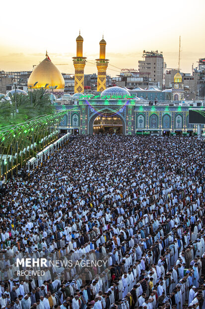 اقامه نماز عید فطر در کربلای معلی