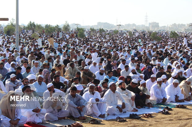 اقامه نماز عید فطر اهل سنت چابهار