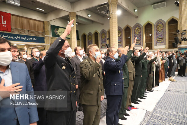 دیدار مسئولان، سفرای کشورهای اسلامی و جمعی از اقشار مختلف مردم با رهبر معظم انقلاب اسلامی