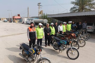 ارتقای ایمنی بیش از ۲ هزار موتورسوار استان بوشهر