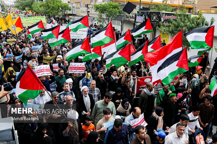 راهپیمایی روز جهانی قدس در قم