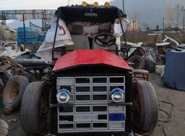 ماجرای ساخت خودرو از وسایل دور ریختنی