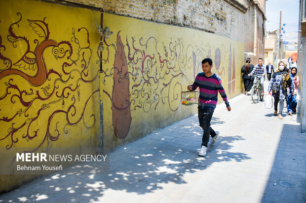 Gallery Alley in Shiraz's Qavam House