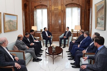 بررسی چشم انداز جدید همکاری اقتصادی ایران و سوریه در دیدار وزیر راه ایران با بشار اسد