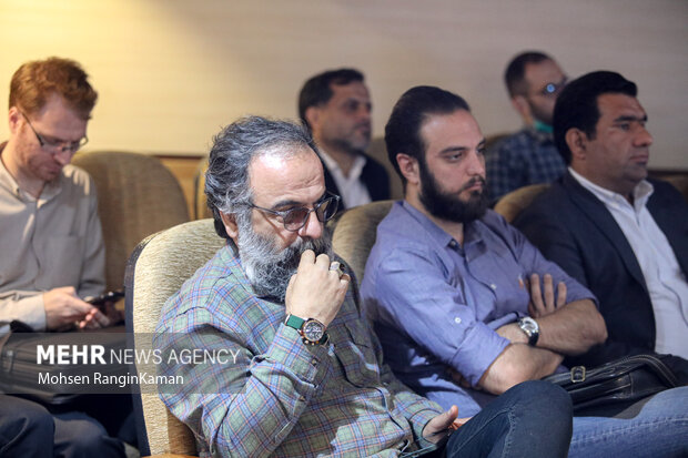 محسن محمدی فعال رسانه‌ای در مراسم تکریم و معارفه مدیرعامل خبرگزاری مهر حضور دارد