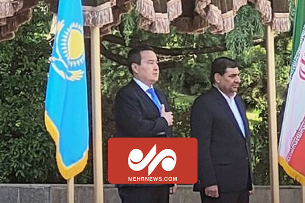 استقبال رسمی معاون رئیس جمهور از نخست وزیر قزاقستان 
