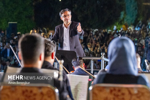 Opening ceremony of Shiraz Symphony Orchestra
