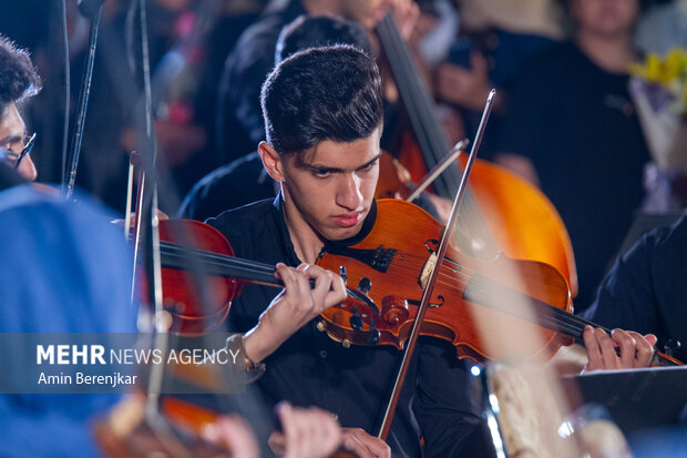 Opening ceremony of Shiraz Symphony Orchestra
