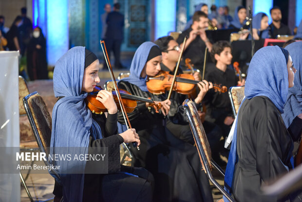 Opening ceremony of Shiraz Symphony Orchestra
