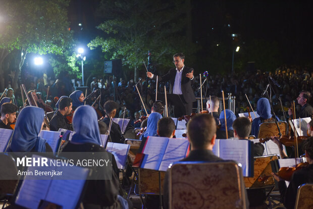 Opening ceremony of Shiraz Symphony Orchestra
