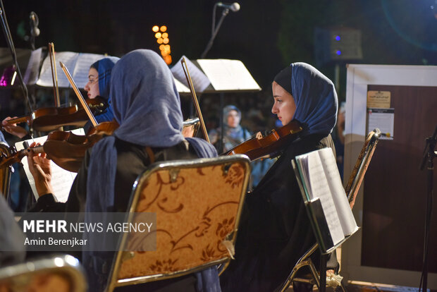 Opening ceremony of Shiraz Symphony Orchestra
