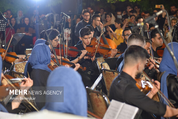 Opening ceremony of Shiraz Symphony Orchestra
