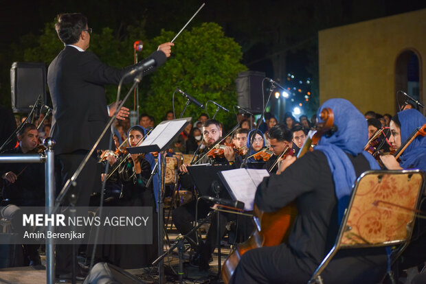 Opening ceremony of Shiraz Symphony Orchestra

